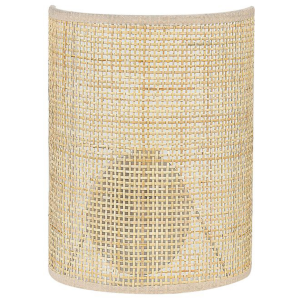 Candeeiro de parede em rattan natural demitrie