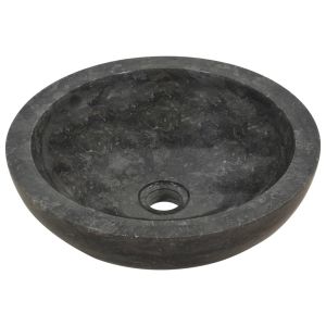 vidaXL lavabo 40x12 cm mármol negro