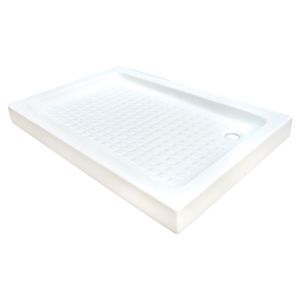 Ondee - base de duche cera 2 - 120 x 70 cm - cerâmica - branco