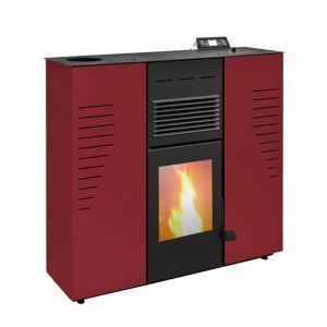 Salamandra a pellets a ar slim astral 12 kw bordeaux sannover