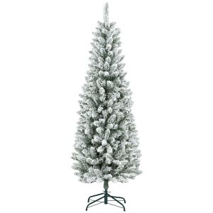 Árvore de natal plástico, metal color verde 65x65x180cm Homcom