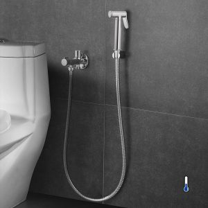 Wc escova de água da torneira redonda apenas água fria