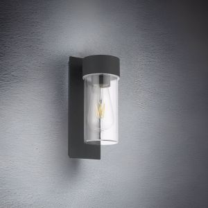 Cgc lighting luz de parede externa cinza escuro E27 lanterna LED ip54