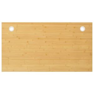 vidaXL tablero de escritorio de bambú 110x60x2,5 cm
