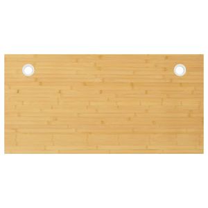 vidaXL tablero de escritorio de bambú 110x55x1,5 cm