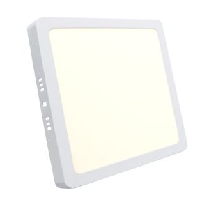 Selenite downlight superfície quadrada 6w 4000k branco 540 lm 2,8x12x12 cm