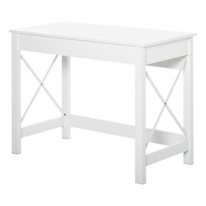 Mesa de escritório mdf color blanco 105x50x76 cm Homcom