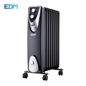 Radiador modelo "black edition" sem óleo (8 elementos) 500-1000-1500w edm