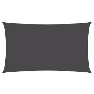 vidaXL toldo de vela rectangular tela oxford gris antracita 2x4,5 m