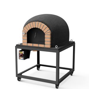 Movelar - forno a lenha modelo stromboli (preto - 360 x 80 x 80 cm)