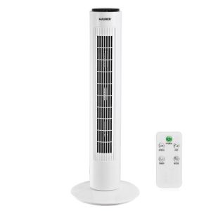 Ventilador maurer torre 73 cm 3 velocidades. Funcion oscilante. Con tempori