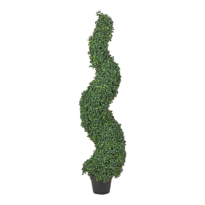 Planta artificial boxwood spiral tree verde