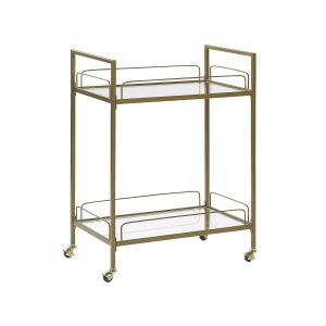 Carrito de cocina veneta metal dorado