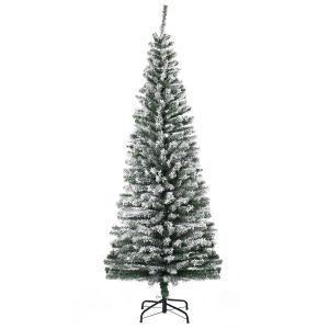 Árvore de natal PVC e aço color verde ø60x180 cm Homcom, casa - natal