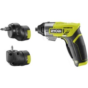 Chave de fenda ryobi - 4 v - entregue em caixa com 10 chaves de fenda, uma