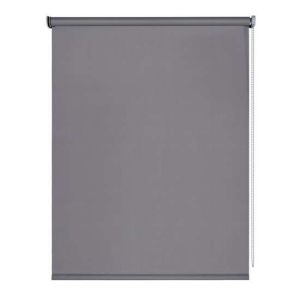 Estores blackout estore de rolo opaco cinza escuro 100 x 250 cm