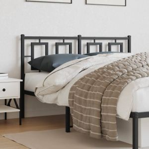 Cabeceira de cama 135 cm metal preto