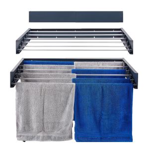 Estendebiancheria plegable 101 cm foxydry hide cinza, compacto