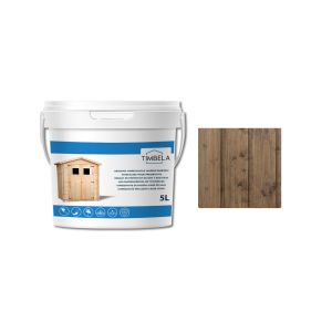 Kit de proteção da madeira Timbela 10l + 10l branco/preto