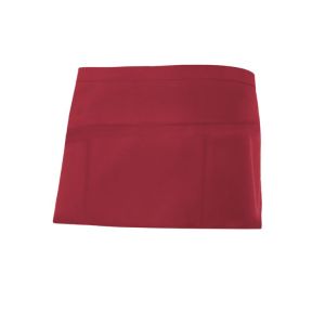 Velilla avental curto u vermelho coral