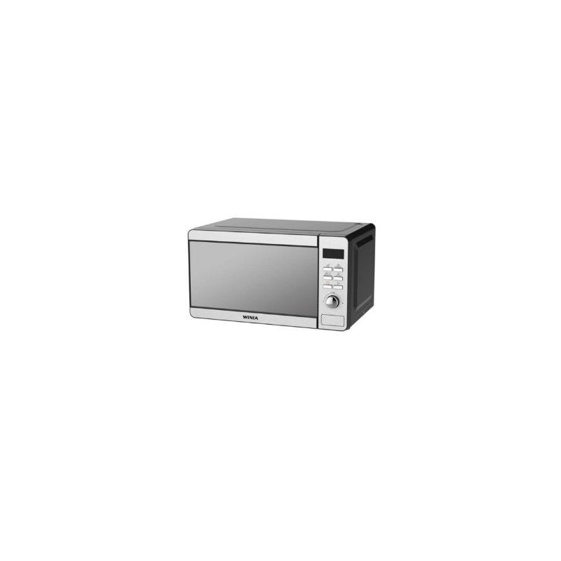 WKOG-W20S - Microondas Grill, 20L, Digital, Inox, 700 W - Winia Electronics